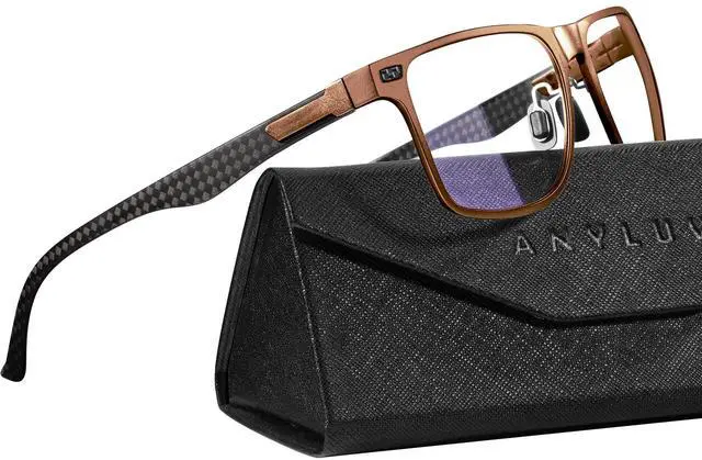 Main image of ANYLUV Reading-Glasses-Men Mens Reading Glasses: Blue Light Reader Glasses Carbon Fiber Computer Screen Blocking Glasses