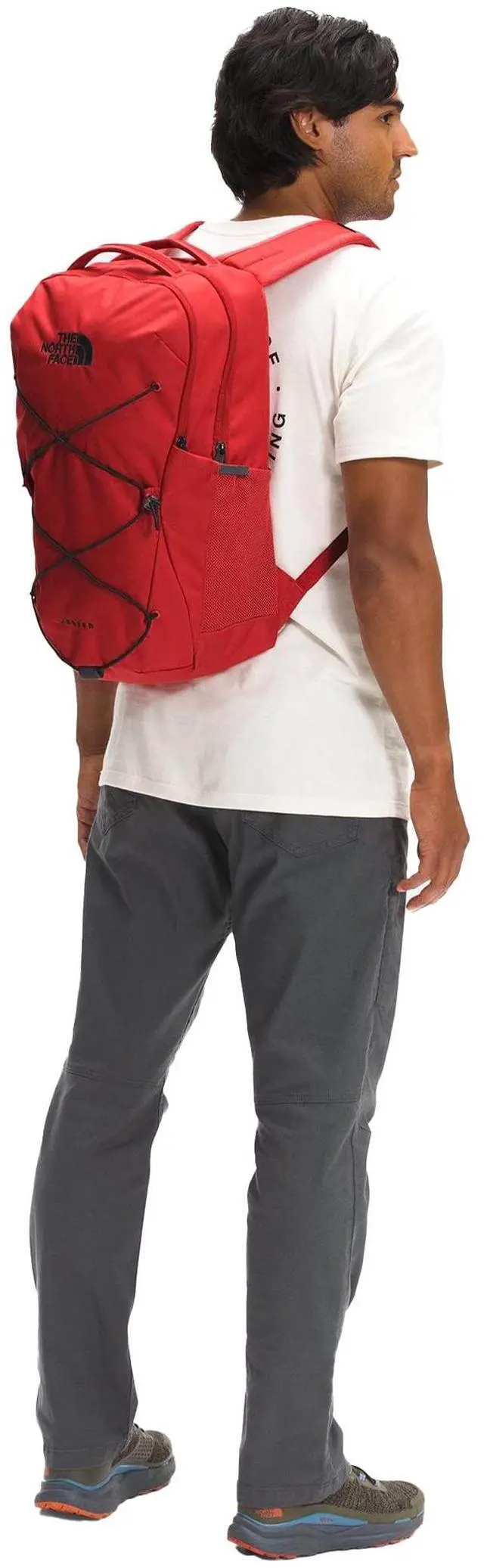 Alt view image 5 of 5 - The North Face Jester Everyday Laptop Backpack, TNF Red/TNF Black, One Size
