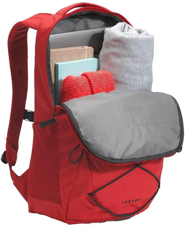 Alt view image 3 of 5 - The North Face Jester Everyday Laptop Backpack, TNF Red/TNF Black, One Size