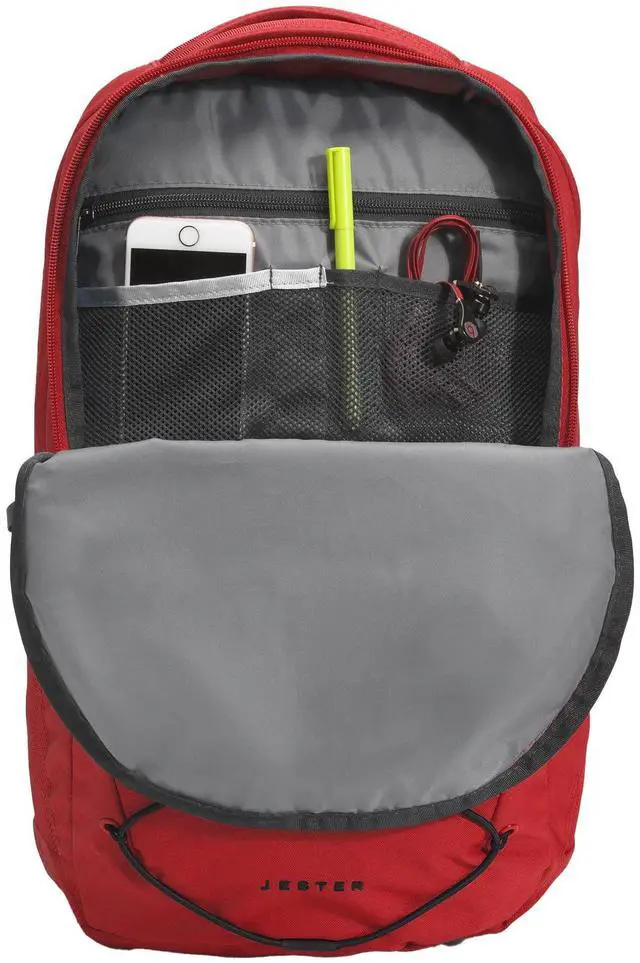 Alt view image 4 of 5 - The North Face Jester Everyday Laptop Backpack, TNF Red/TNF Black, One Size