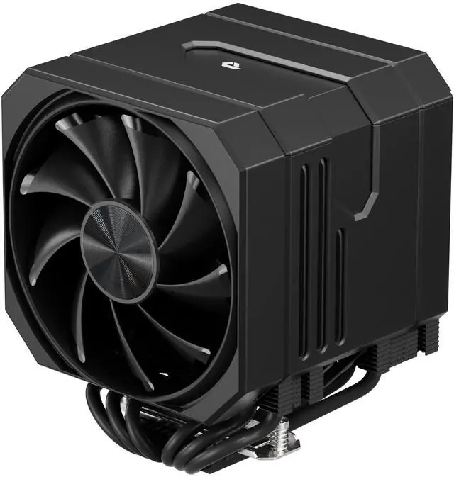 Main image of CPU Air Cooler with 6X6mm Heat Pipes,Dual 120mm Fan CPU Cooler 1600rmp,CPU Air Cooler AMD AM5/AM4/AM3 Series,CPU Air Cooler 6.22 Height compatible with Intel LGA 1851/1700/1155/1156/2011/2066(Black)