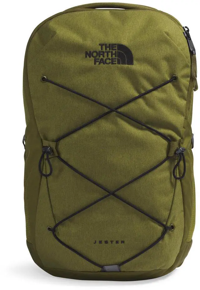 Main image of The North Face Jester Everyday Laptop Backpack, Forest Olive Light Heather/TNF Black, One Size