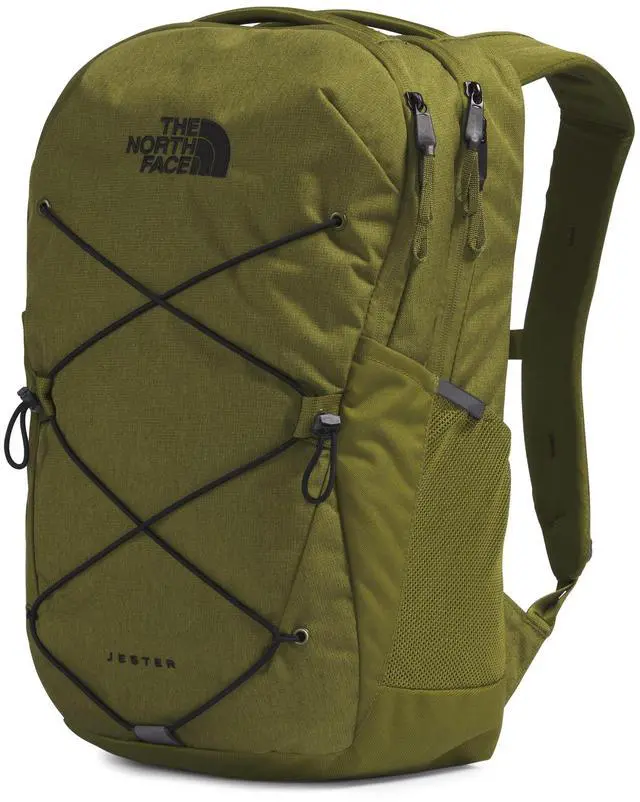 Alt view image 2 of 5 - The North Face Jester Everyday Laptop Backpack, Forest Olive Light Heather/TNF Black, One Size