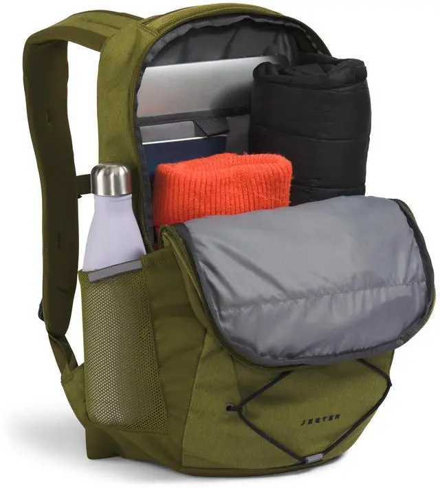 Alt view image 5 of 5 - The North Face Jester Everyday Laptop Backpack, Forest Olive Light Heather/TNF Black, One Size