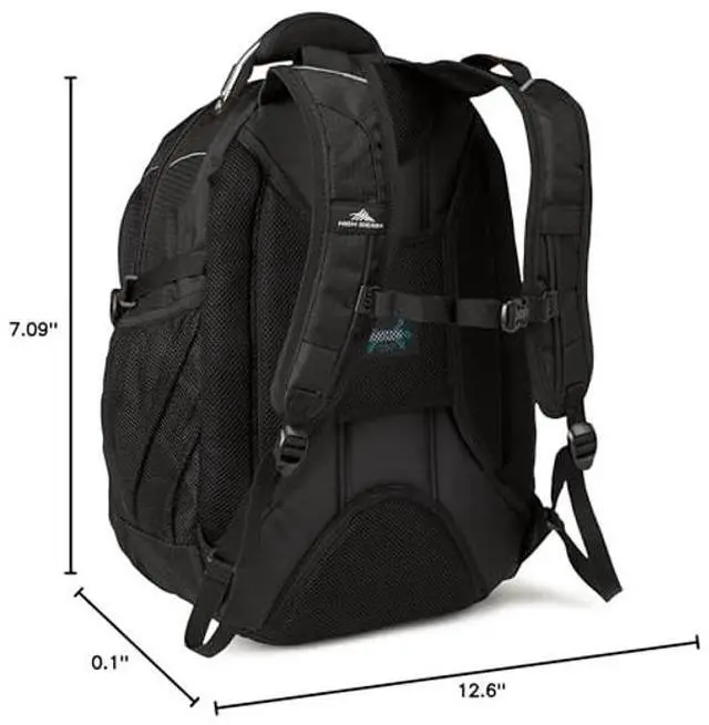 Alt view image 5 of 5 - High Sierra XBT - Business Laptop Backpack, Black, One Size
