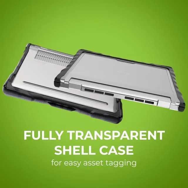 Alt view image 4 of 5 - Gumdrop Droptech Hard Shell Laptop Case ONLY Compatible with Dell Latitude 3340 | 3350 13-inch (2-in-1) Rugged Plus Drop Tested Reliable Computer Protection for Kids Student Work Personal
