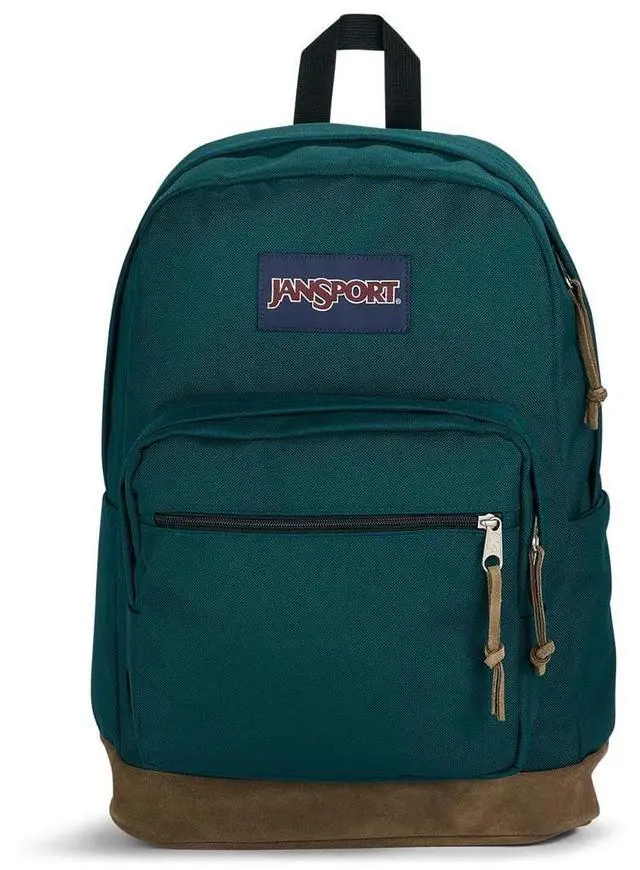 Main image of JanSport Right Pack Backpack - Durable Daypack with Padded 15" Laptop Sleeve, Spacious Main Compartment & Integrated Water Bottle Pocket - Deep Juniper