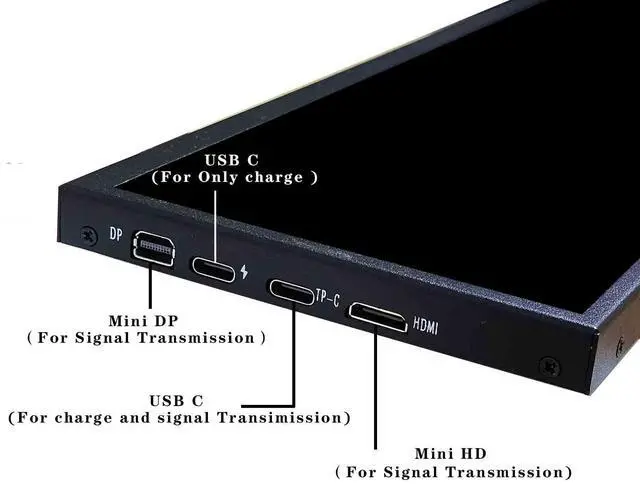 Alt view image 5 of 5 - VSDISPLAY 12.7 Inch 2880x864 2K Stretched Bar LCD Screen with USB Type-C/DP Video Input Secondary Display for PC/Computer/Laptop CPU GPU RAM Data Monitoring