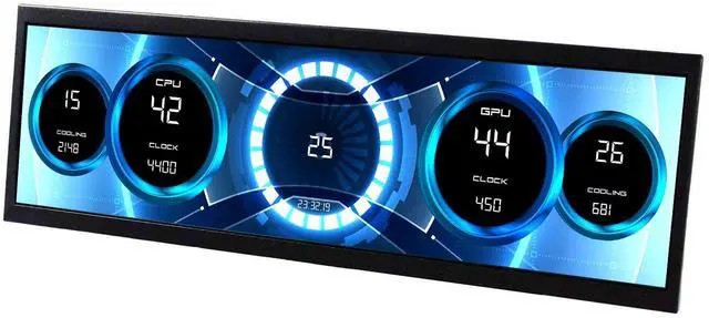Main image of VSDISPLAY 14.5'' 14.5 Inch 2560x720 2K IPS LCD Monitor Stretched Bar Display for Computer PC Case GPU CPU Secondary Screen Monitor,Supports USB-C Video Input