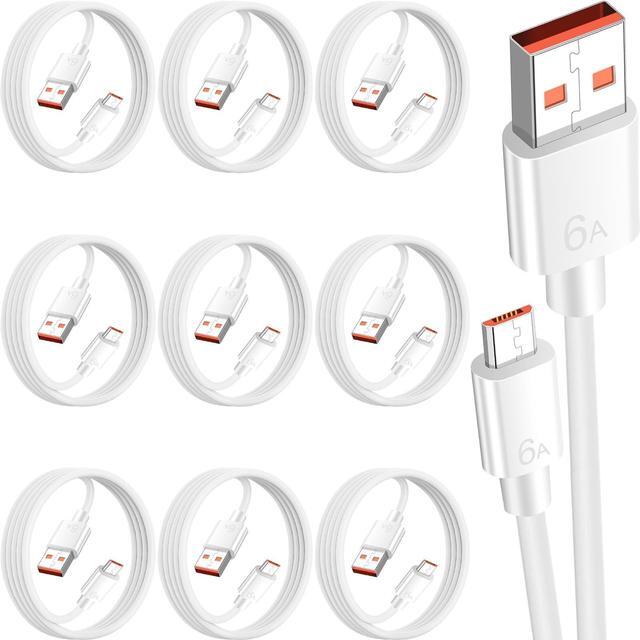 Main image of Spofit 10-Pack Micro USB Data Cable 3.3ft, Bulk Old Android Charging Cord, USB-A to Micro USB
