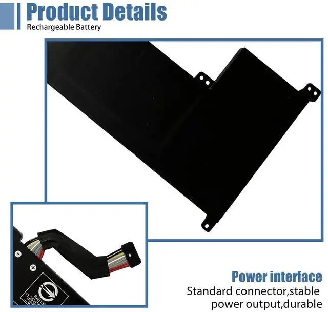 Alt view image 3 of 5 - VANPIR L19C3PF6 Laptop Battery 11.25V 42Wh 3735mAh Replacement for Lenovo IdeaPad 3-17ADA05 3-17ARE05 3-17IIL05 3-17IML05 Series SB10W89847 L19L4PF2 5B10W89846 L19D4PF2 5B10W89835 5B10W89838 L19L3PF4