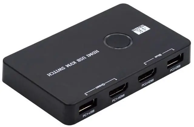 Main image of NFHK KVM USB 2.0 & HDMI 4K Switch Selector Dual PCs Sharing Monitor HDTV USB Port Keyboard Mouse Scanner Printer