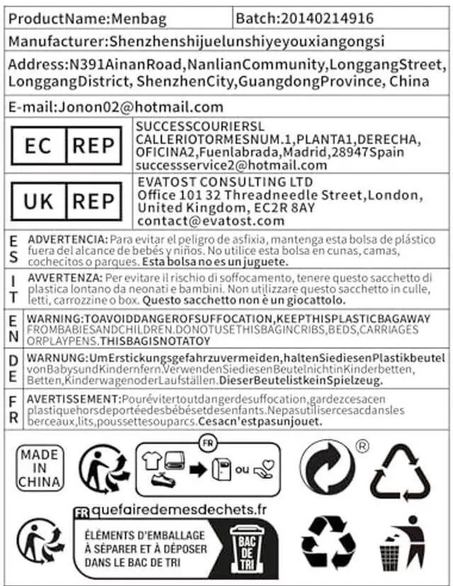 Alt view image 4 of 5 - JONON Vintage Military Men Canvas Messenger Bag for 13.3-17" Laptop (Size 17.3", Black)