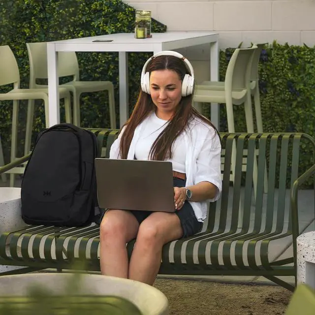 Alt view image 5 of 5 - Knack Small Series 2 Laptop Backpack Fits up to 16 Inch Laptops - Knack Bags Carry-On Backpack, TSA Approved, Expandable Travel Backpacks With 2 Day Outfit Capacity, Midnight Black