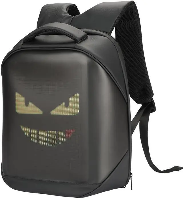 Main image of KEMIMOTO LED Backpack Programming Backpack for Motorcycle Travel and Camping Storage Laptop Backpack