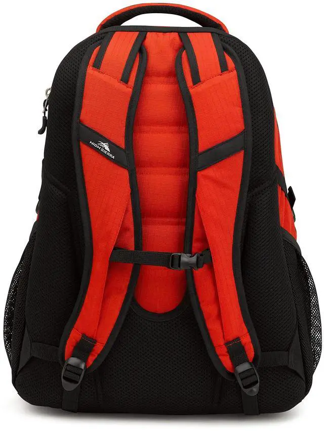 Alt view image 2 of 4 - High Sierra Access 2.0 Laptop Backpack, Crimson/Black, One Size