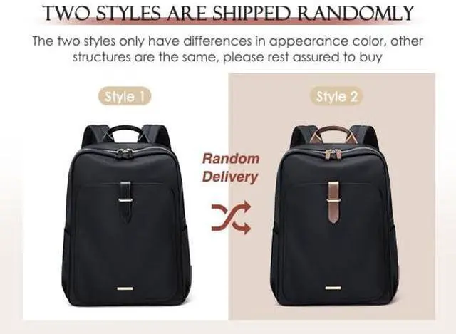 Alt view image 3 of 5 - GOLF SUPAGS Laptop Backpack Purse for Women Fits 14 Inch Notebook Casual Daypack Work Travel College Bookbag Fashion Computer Bag (Black, 14 Inch)