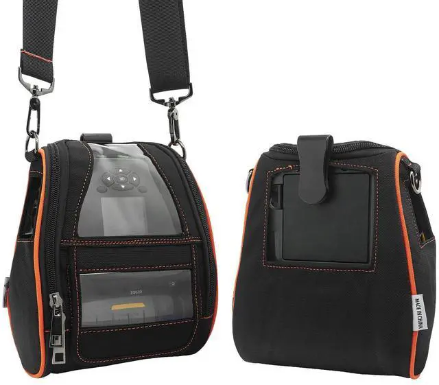 Main image of eecee Soft Carrying Case for Zebra ZQ630 QLN420 Mobile Thermal Printer - 2024 Upgrade Case Holster with Shoulder Strap and Belt Clip - Portable Carry Accessories P1050667-017 ZEB-P1050667017