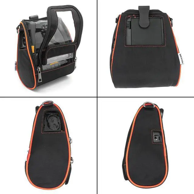 Alt view image 5 of 5 - eecee Soft Carrying Case for Zebra ZQ630 QLN420 Mobile Thermal Printer - 2024 Upgrade Case Holster with Shoulder Strap and Belt Clip - Portable Carry Accessories P1050667-017 ZEB-P1050667017
