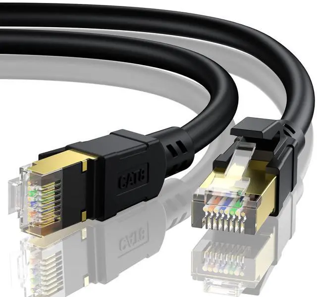 Main image of BUSOHE Cat 8 Ethernet Cable 75FT, High Speed 40Gbps 2000MHz, Heavy Duty LAN Network Internet Cable