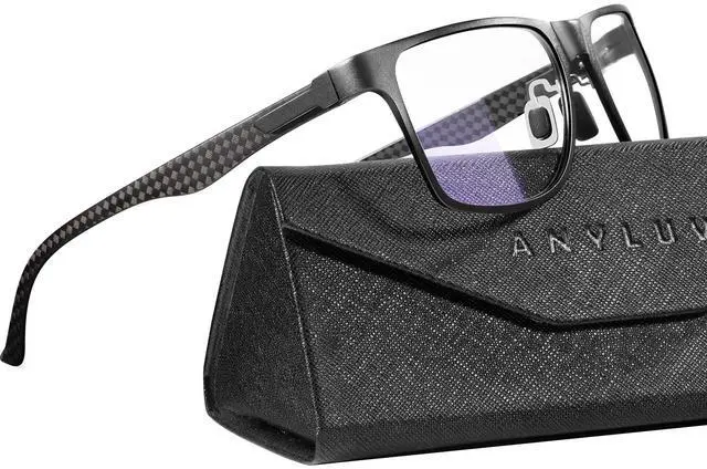 Main image of ANYLUV Reading-Glasses-Men Mens Reading Glasses: Blue Light Reader Glasses Carbon Fiber Computer Screen Blocking