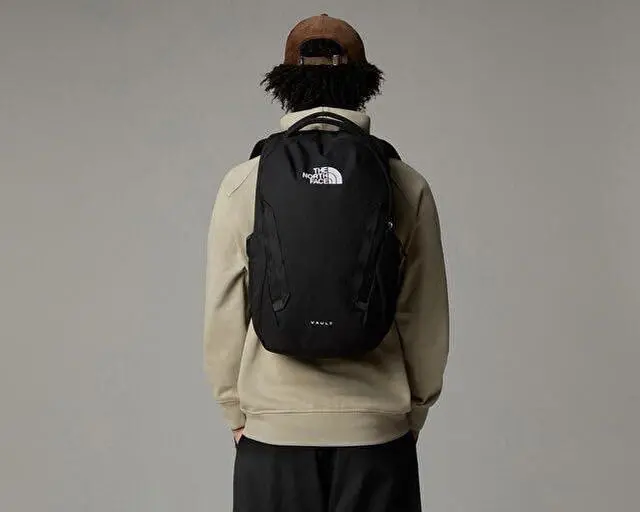 Alt view image 2 of 5 - THE NORTH FACE Vault Everyday Laptop Backpack | Commuter Travel Bag with Water-Repellent Finish, Spacious Main Compartment, TNF Black-NPF, One Size