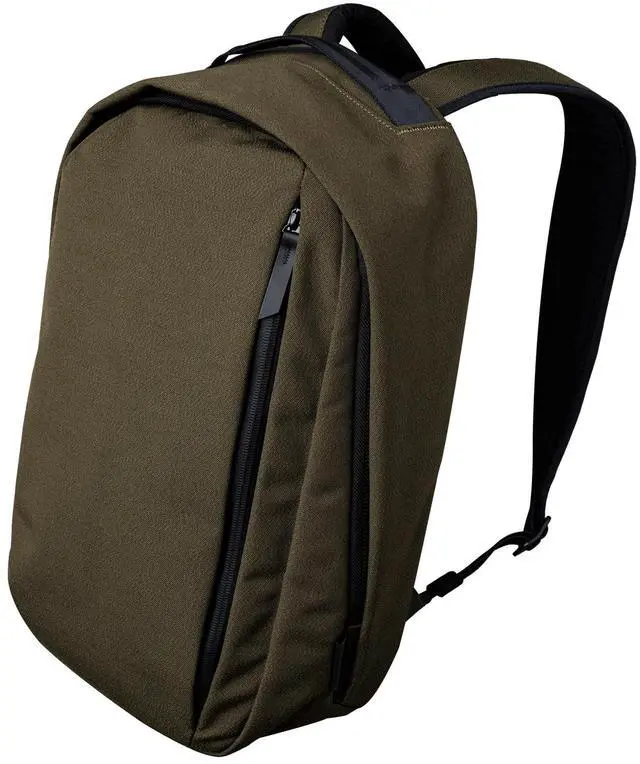 Main image of ALPAKA Metro Backpack -12L Fits a Thin 14" Laptop Small Backpack, Soft Touch Fleece Lined Laptop Sleeve, Wide Opening Main Zippered Compartment, Weather Resistant Fabric. Army Green Axoflux 300D