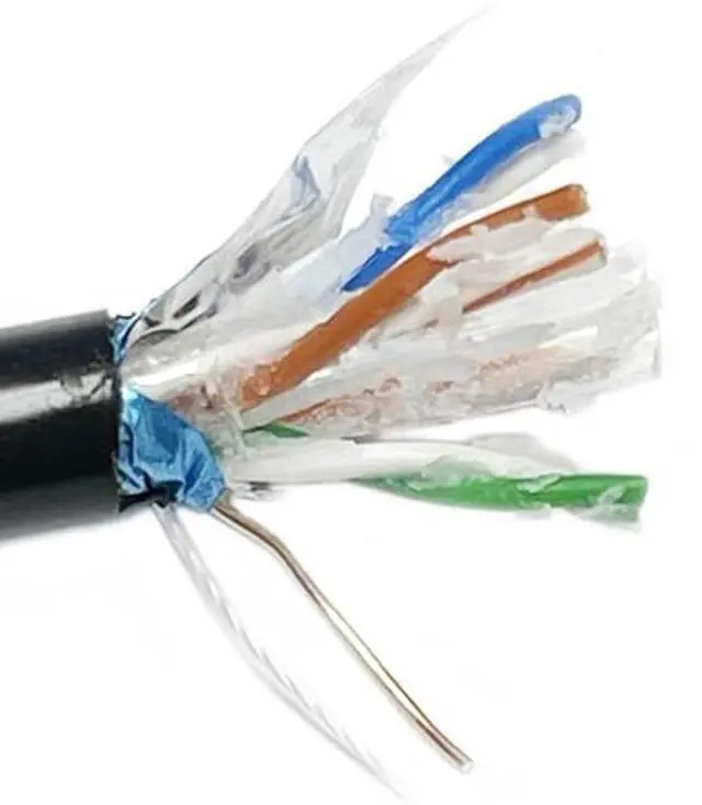 Alt view image 3 of 3 - Premiertek 1000ft CAT6 Gel Filled Shielded FTP Outdoor Direct Burial Network LAN Cable (Black)