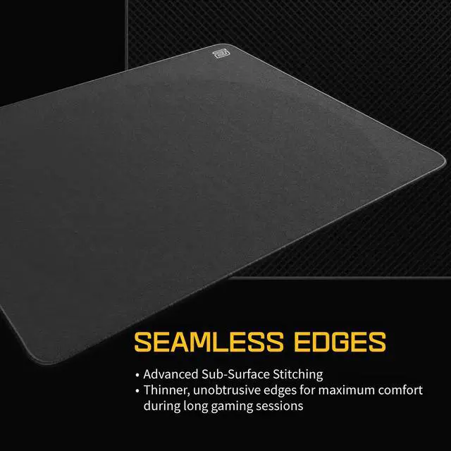 Alt view image 4 of 5 - ENDGAME GEAR EM-B Gaming Mouse Pad - 490x410mm, 3mm Thick PORON Base, Sub-Surface Stitching, Eco-Friendly Packaging