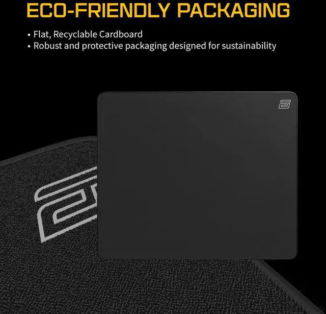 Alt view image 5 of 5 - ENDGAME GEAR EM-B Gaming Mouse Pad - 490x410mm, 3mm Thick PORON Base, Sub-Surface Stitching, Eco-Friendly Packaging