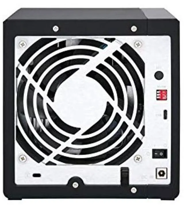Alt view image 2 of 5 - QNAP 4 Bay USB 3.0 RAID Expansion Enclosure DAS (Correct Attached Storage) - Black, Metal, Rack Mount, Compatible with Server, Desktop, Laptop
