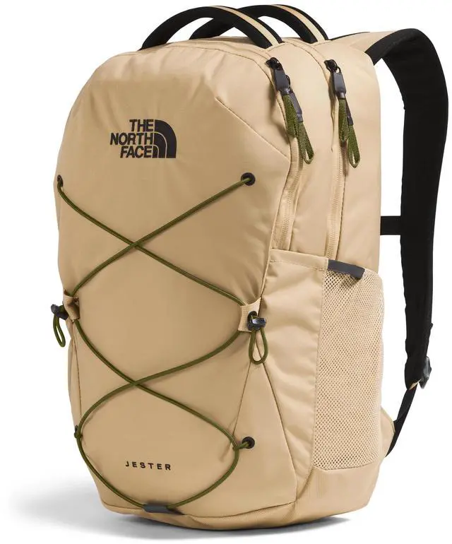 Alt view image 2 of 5 - THE NORTH FACE Jester Everyday Laptop Backpack | Commuter Daypack with Water Repellent Finish, 16" Laptop Sleeve, Huge Main Compartment, Khaki Stone/Forest Olive, One Size