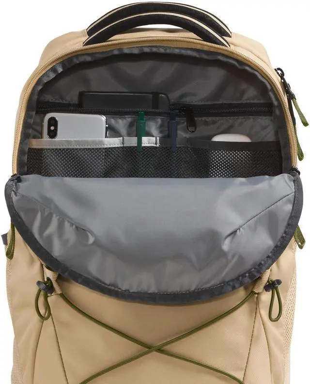 Alt view image 4 of 5 - THE NORTH FACE Jester Everyday Laptop Backpack | Commuter Daypack with Water Repellent Finish, 16" Laptop Sleeve, Huge Main Compartment, Khaki Stone/Forest Olive, One Size