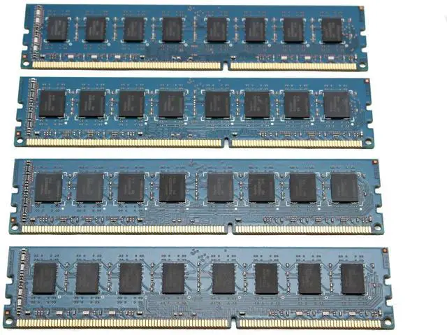 Alt view image 2 of 3 - HYNIX HMT351U6CFR8C-H9 4GB 2Rx8 PC3-10600U 240-pin DDR3 SDRAM Desktop Memory 4x4GB (16GB TOTAL)