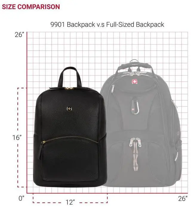 Alt view image 2 of 5 - SwissGear Serenity Luxe Women's Laptop Backpack, Black, 16 Inches