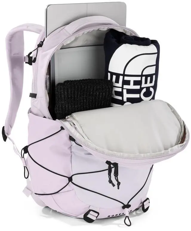 Alt view image 5 of 5 - The North Face Women's Borealis Commuter Laptop Backpack, Lavender Fog/TNF Black, One Size