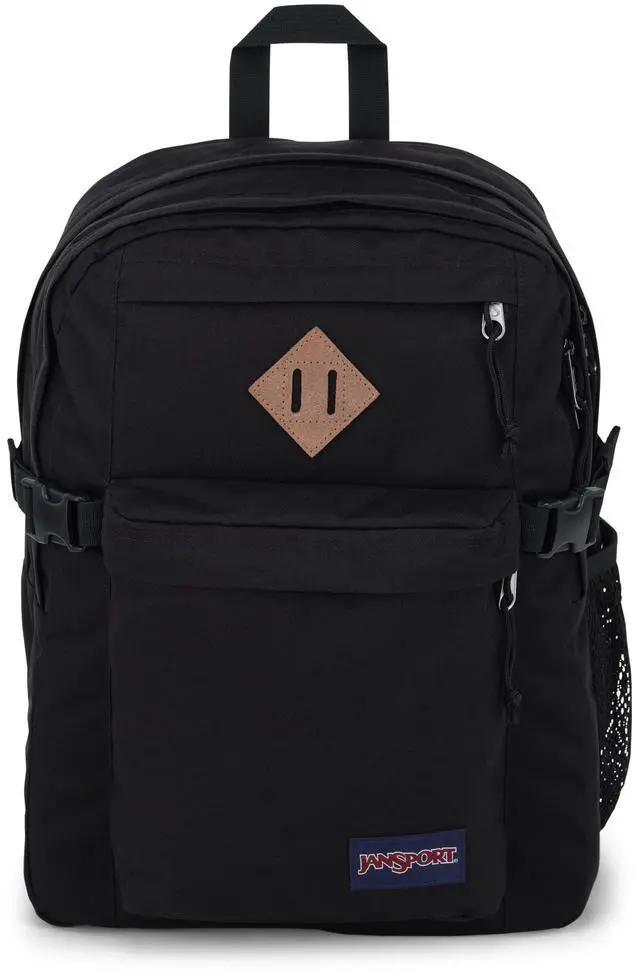 Main image of JanSport Main Campus Backpack - Travel or Work backpack w 15-Inch Laptop Sleeve and Dual Water Bottle Pockets, Black