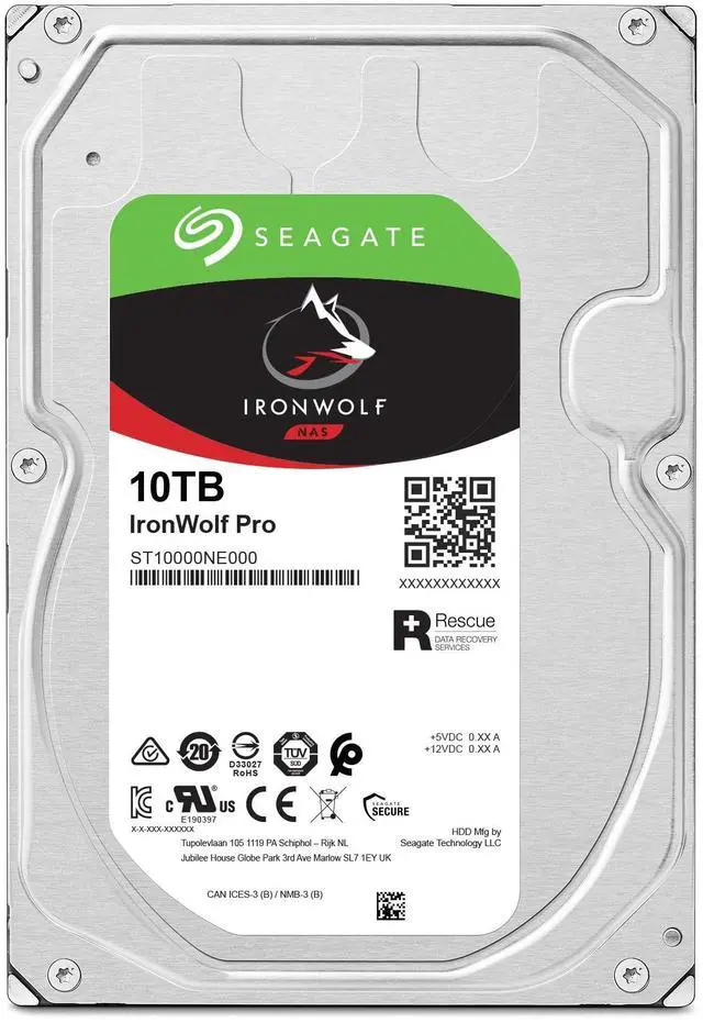 Main image of Seagate IronWolf ST10000NE0008 10 TB Hard Drive - 3.5" Internal - SATA (SATA/600)