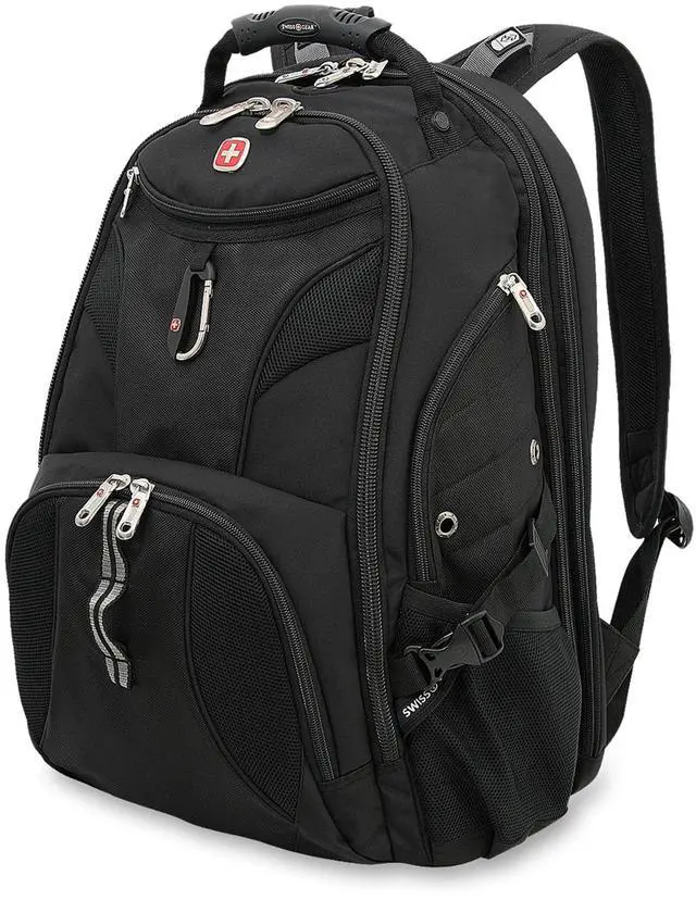Main image of SwissGear 1900 Scansmart TSA 17 Laptop Backpack, Black, 19-Inch