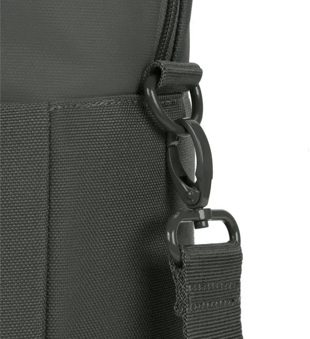Alt view image 4 of 5 - Incase A.R.C. Tech Tote - 14L Laptop Bag and Travel Backpack, Faux Fur Laptop Compartment, Removeable Shoulder Strap, RFID Blocking Tech Pocket, Internal Water Bottle Pocket - Smoked Ivy