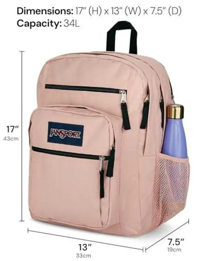 Alt view image 2 of 5 - JanSport Laptop Backpack - Computer Bag with 2 Compartments, Ergonomic Shoulder Straps, 15 Laptop Sleeve, Haul Handle - Red Tape