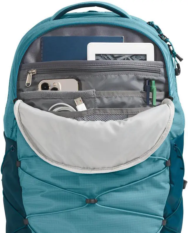 Alt view image 4 of 5 - The North Face Women's Borealis Commuter Laptop Backpack, Algae Blue/Midnight Petrol, One Size