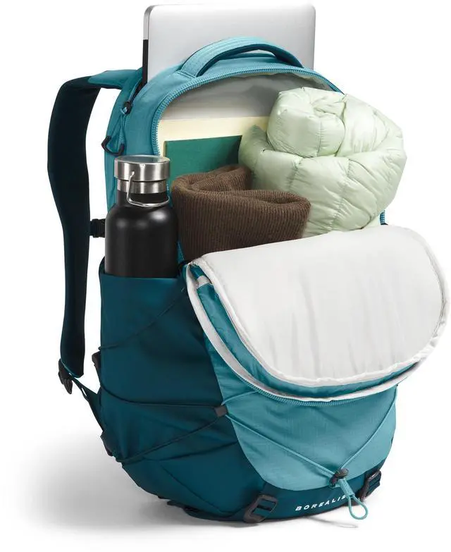 Alt view image 5 of 5 - The North Face Women's Borealis Commuter Laptop Backpack, Algae Blue/Midnight Petrol, One Size