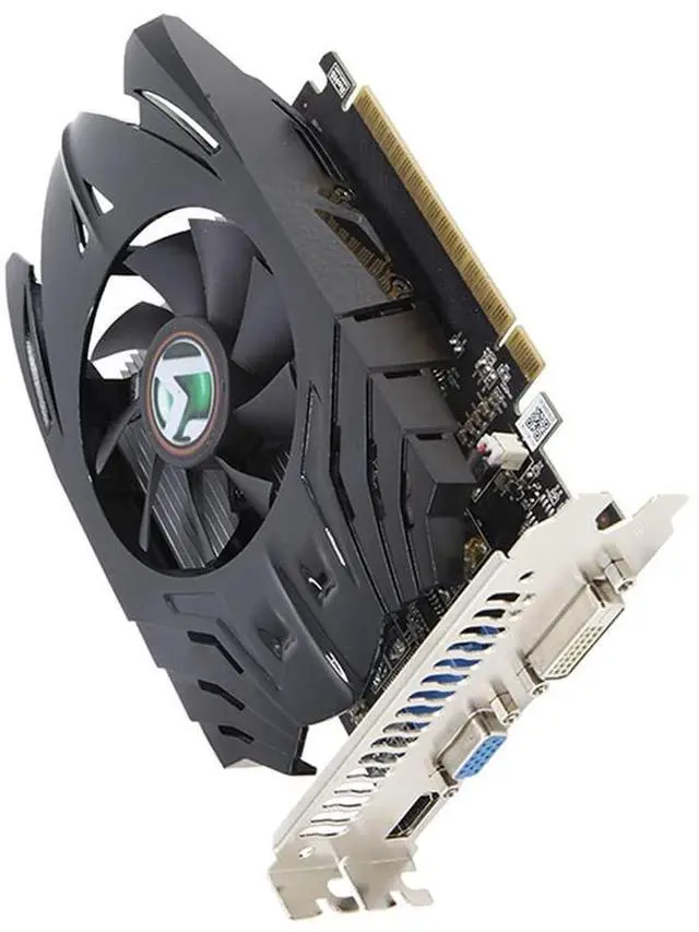 Alt view image 3 of 5 - maxsun GeForce GT 730 4GB Video Graphics Card GPU for Computer PC GDDR3 ITX Design PCI Express DVI-I, HDMI, VGA 4K Multi Screen