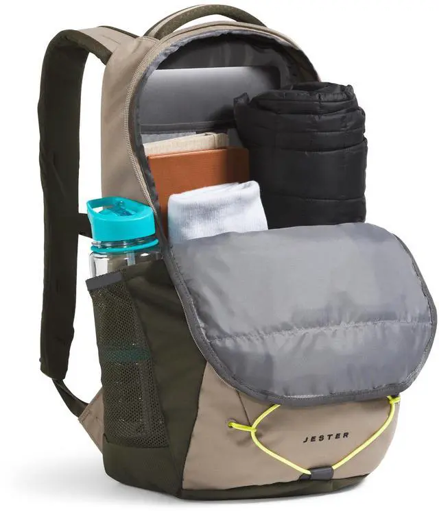 Alt view image 5 of 5 - THE NORTH FACE Jester Everyday Laptop Backpack, Cavern Grey/New Taupe Green, One Size