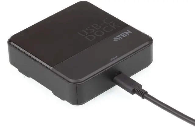 Main image of ATEN UH3233 USB-C Dual-HDMI Mini Dock 2 Monitors Dual Display Video Output 1920 x 1080 or 4K on Single Display - Plug and Play - Thunderbolt Dock for Laptop PC Tablets TAA Compliant