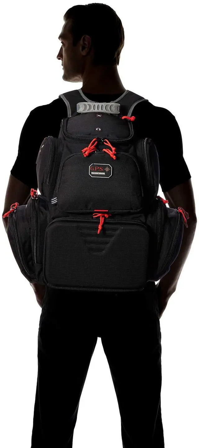 Alt view image 2 of 5 - G5 Outdoors G.P.S. Handgunner Range Backpack Black