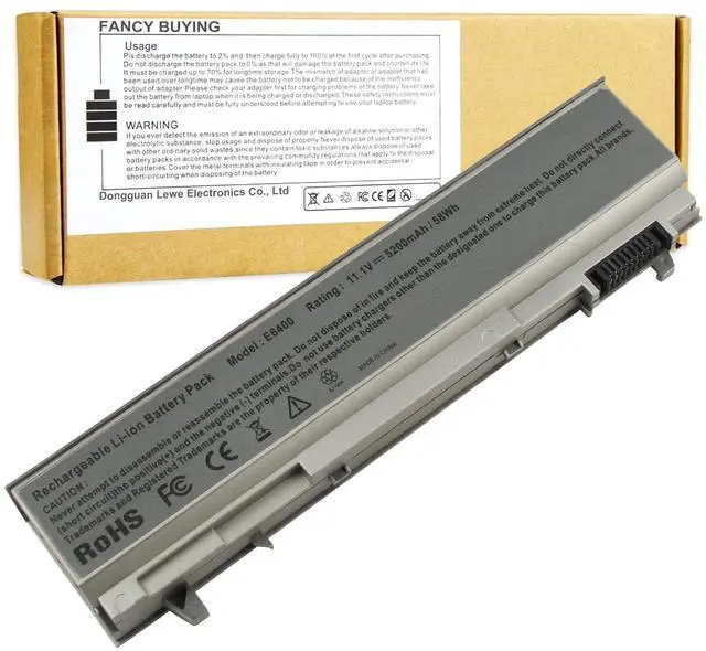 Main image of Fancy Buying New Laptop Notebook Battery for Dell Latitude E6400 E6410 E6500 E6510 MP490 4m529 pt434 ky265 312-0749 4N369 MP303