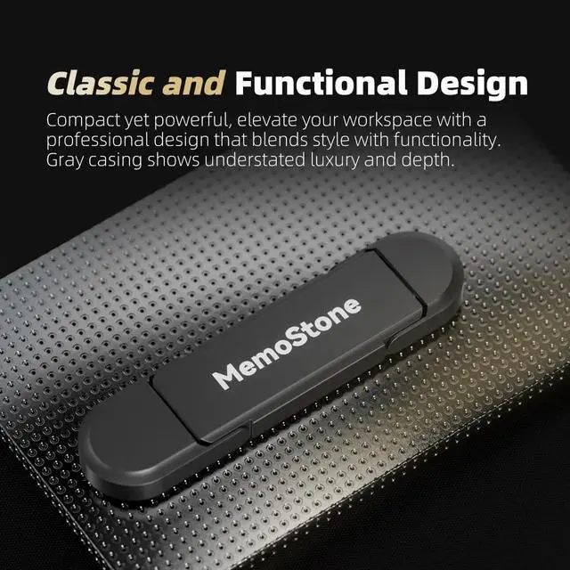 Alt view image 4 of 5 - KingSpec MemoStone 256GB External SSD, USB 3.2 Gen2 Dual Type A/C Interface - Up to 540MB/s, Portable Solid State Drive Perfectly Compatible with Smartphones/Laptops/Tablets/Desktops