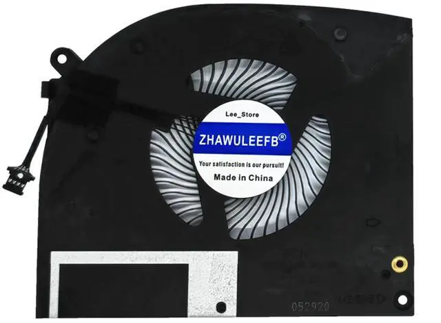 Alt view image 5 of 5 - ZHAWULEEFB Replacement New CPU +GPU Cooling Fan for Dell Alienware M17 R2 P41E P41E001 Laptop FLHX DFS2400121H0T FLHY DFS652512PN0T DC12V 1A Fan